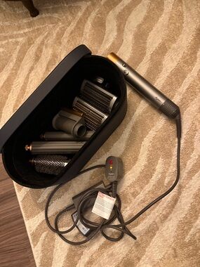 Dyson Airwrap Styler (Nickel) with Attachments